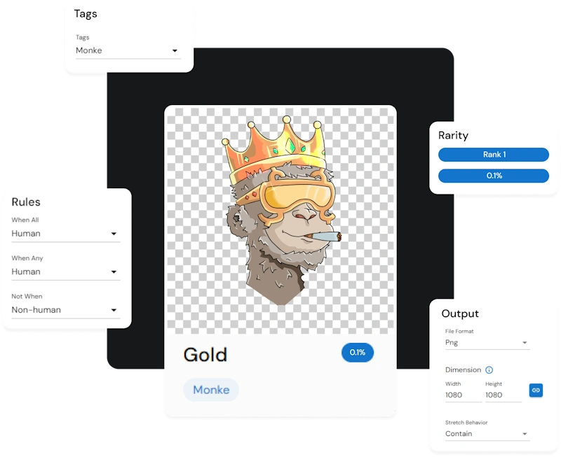 Screenshot of Mixer Studio customizing image